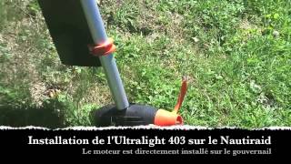 Essai du Torqeedo Ultralight 403 sur le Nautiraid Grand Raid II 540 [upl. by Novart]