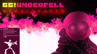 MEGALOVANIA EXTENDED used on GGUNDERFELL Sans survival fight ANIMATION [upl. by Malka]