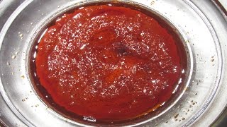 Homemade Schezwan Sauce Recipe In Telugu [upl. by Lapo]