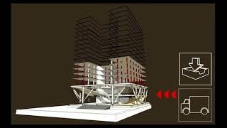 Unitised façade system installation [upl. by Vilhelmina117]