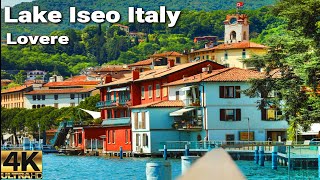 Uncover the Hidden Beauty of Lovere in Lake Iseo Italy  Walking tour in 4k60 fps [upl. by Nairam]