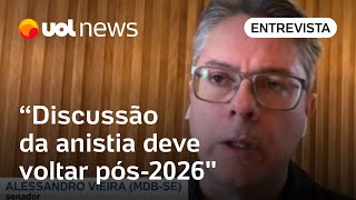 Bolsonaro indiciado não matou discussão de anistia diz senador Deve voltar pós2026 [upl. by Cleopatre]