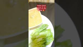 Healthy Dinner combo for my fitness and diet journey healthyfood healthyrecipes shortvideo [upl. by Virgil]