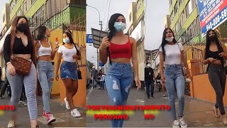 Bellas Venezolanas invaden las calles de Risso Lince  Chamas en Lima Perú [upl. by Alba416]