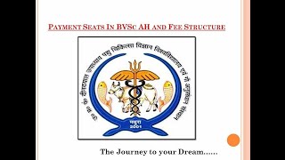 Payment Seats of BVSc AH and its Fees Structure in DUVASU MathuraThe Journey to your Dreams [upl. by Spencer655]