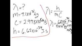 De Broglies Equation [upl. by Enomor265]