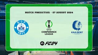 Silkeborg IF vs KAA Gent  Prediction  202425 UEFA Conference League  EA FC 24 [upl. by Aiciram]