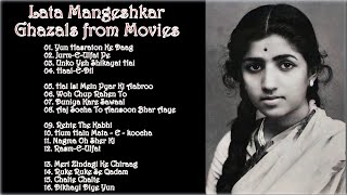 Lata Mangeshkar  Soulful Ghazals from films  50s 60s 70s amp 80s [upl. by Chasse]