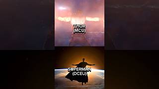 Thor vs SupermanLive Action thor superman mcu dceu shorts [upl. by Nolham]