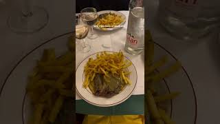 Steak Frites in Paris France  paris paristravelguide parisfoodie frenchfood [upl. by Therese]