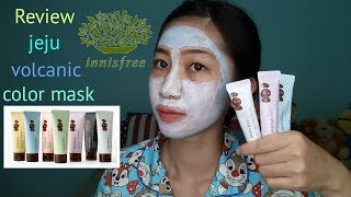 REVIEW INNISFREE JEJU VOLCANIC COLOR CLAY MASK  INDONESIA [upl. by Stilwell]