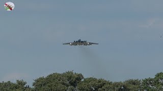 Duxford  Sea Vixen Last Display Before Crash Landing  AIRSHOW WORLD [upl. by Anneuq]