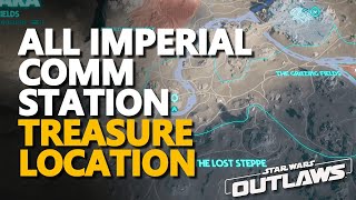 All Imperial Comm Station Treasures Locations Star Wars Outlaws [upl. by Gannon]