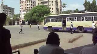 Standing in Navsari Bus Station Gujarat India 7th May 2012 [upl. by Naneik320]