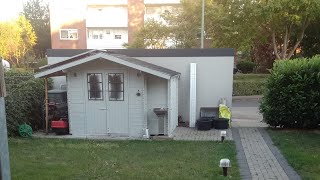 DiY 14  Gartenhaus renovieren Teil 1  schleifen und streichen [upl. by Maffa]