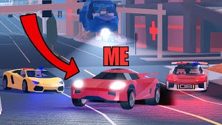 Jailbreak Government HUNTS ME Roblox [upl. by Lednew]