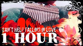 1 HOUR Cant Help Falling In Love  Kalimba Cover for Sleeping Studying Relaxing [upl. by Yasu358]