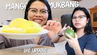 vlog ⎯ first vlog of this year life update after covid grocery haul mango mukbang ⎯ liebe annᥫ᭡ [upl. by Audras764]