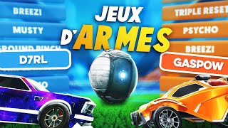 On sest AFFRONTÉS en JEUX DARMES avec GaspowRocketLeague ce mode est incroyable [upl. by Eibbor]