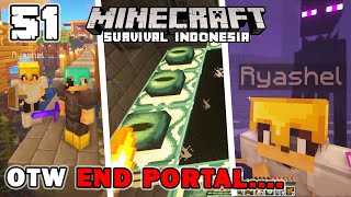 JALANJALAN KE END PORTAL SAMA RYASHEL❗️❗️  Minecraft Survival Indonesia Ep51 [upl. by Gaylord659]