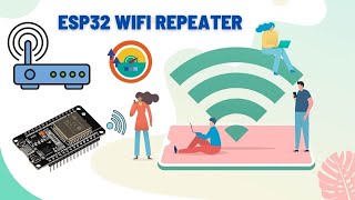 Portable ESP32 WiFi RepeaterRange Extender  ESP32 NAT Router [upl. by Lanod]