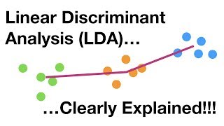 StatQuest Linear Discriminant Analysis LDA clearly explained [upl. by Enelehcim]