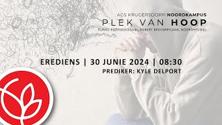 Welkom by die Aanlyn Erediens  30 Junie 2024  0830  Kyle Delport [upl. by Oremor206]