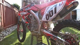 2007 Honda CRF450R with FMF MegaBomb [upl. by Leen]