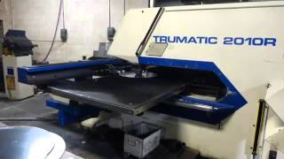 Trumpf Trumatic 2010R punch press [upl. by Buerger]