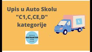 Upis u Auto Skolu C1CCED kategorije [upl. by Kotick471]