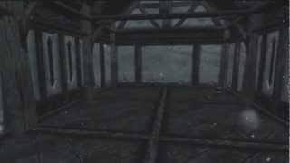 Skyrim Hearthfire DLC Hjaalmarch House  Snowing Indoors [upl. by Arnaldo335]