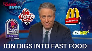 Jon Stewart Devours the FastFood Industry Pt 2  The Daily Show [upl. by Burne796]