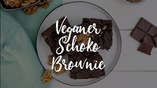 Rezept Veganer Schoko Brownie [upl. by Notniw]