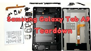 Samsung Galaxy Tab A9 Full Disassembly Teardown Guide [upl. by Aydni841]