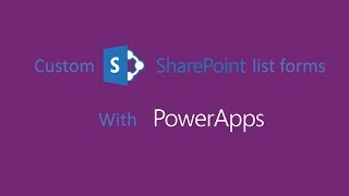 Custom SharePoint list forms with PowerApps [upl. by Einnos930]