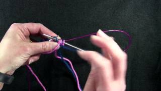 Braided Caston  Tutorial  Knitting Blooms [upl. by Ynattirb]