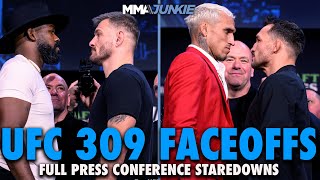 UFC 309 Full PreFight Press Conference Faceoffs Charles Oliveira vs Michael Chandler 2 More [upl. by Liuqa583]