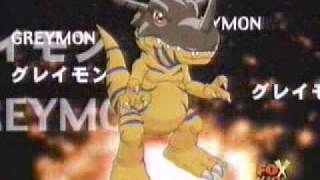 Agumon digivolving to Greymon [upl. by Thissa]