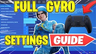 FULL GYRO CONTROLLER GUIDE  Building and Editing Tips  Best Settings [upl. by Megan522]