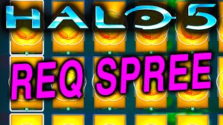 HALO 5 EPIC GOLD REQ PACK OPENING SPREE Halo 5 Guardians [upl. by Ellsworth]