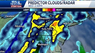 Hourbyhour rain projections  rain for days [upl. by Doralynne]