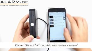 Mini WLAN Überwachungskamera mit weltweitem Zugriff per App  Tutorial und Bedienungsanleitung [upl. by Yaja]