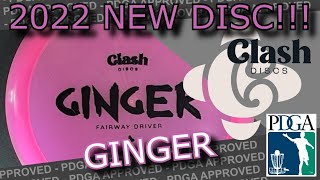 DISC GOLF NEWS  NEW Clash Discs FAIRWAY  Ginger [upl. by Earazed]