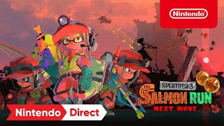 Splatoon 3  Salmon Run Next Wave Trailer  Nintendo Switch [upl. by Hamlen]