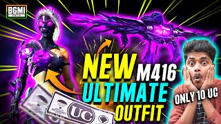 LUCKIEST 10 UC SHADOW KAMI M416 CRATE OPENING😍 BGMI new 30 update  Faroff [upl. by Yddet]