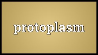 Protoplasm Meaning [upl. by Draw783]