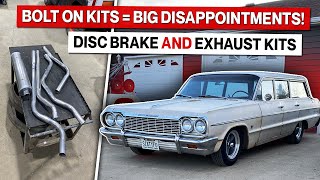 Leave it to the professionals DIY exhaust kit Soft Pedal Disc Brake Conversion Issues Resolved [upl. by Atcliffe674]