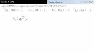 Zadanie 7  Próbny arkusz maturalny P1 poziom podstawowy [upl. by Galasyn207]