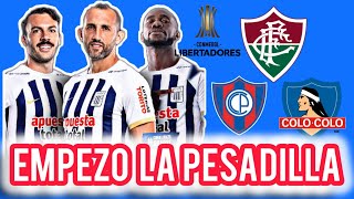 ALIANZA LIMA VS FLUMINENSE CERRO PORTEÑO COLO COLO🏆PODREMOS PASAR💥SORTEO COPA LIBERTADORES 2024 [upl. by Enaoj955]