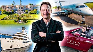 Elon Musks Lifestyle 2022  Net Worth Fortune Car Collection Mansion [upl. by Diandre]